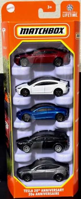 tesla matchbox model s x y 3 roadster