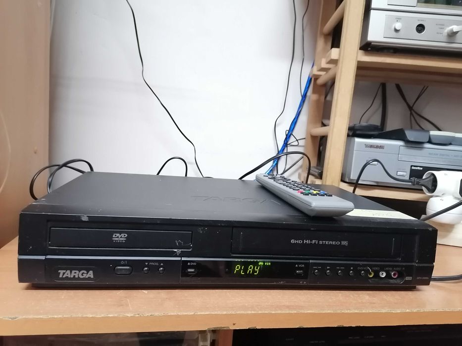 Magnetowid VHS ( LG) Targa DPV-5200 x combo hi-fi stereo pilot