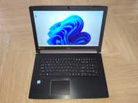 Duży Laptop Acer A517 17,3"  i7-8550u 4x4,Ghz 12GB SSD 480GB Win11