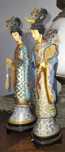 Estatuetas de arte em cloisonné,