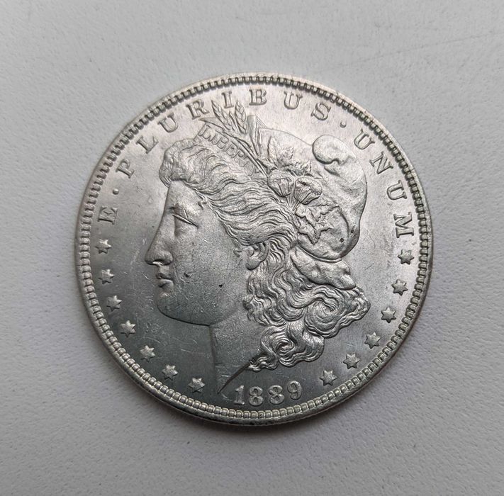 Доллар 1889 г Морган США монета серебро 900 проба Вес 26,73 г Штемпель