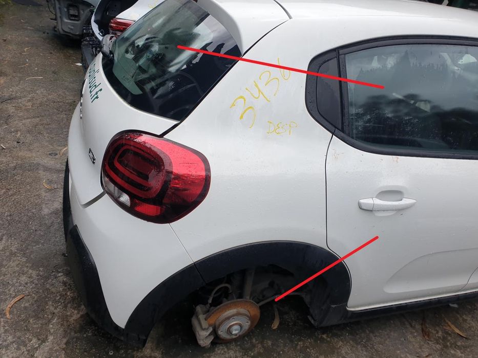Painel trás direito CITROËN C3 III (SX)