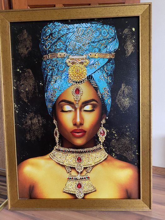 Obraz z drewnianą ramą