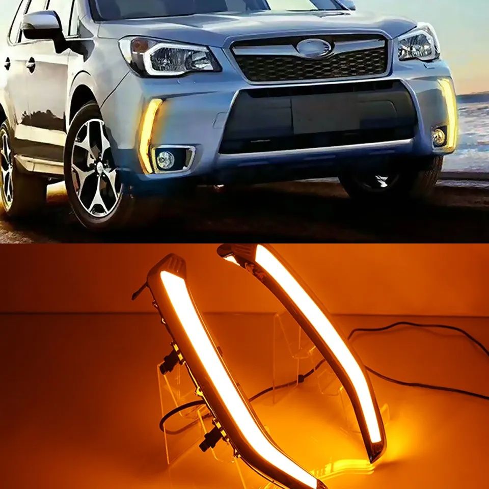 Дневные ходовые огни Субару Форестер Subaru Forester LED-DRL 2013-2018