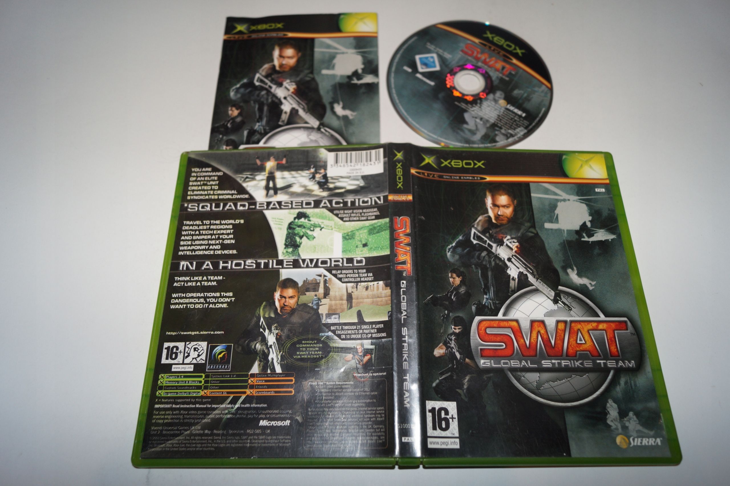 Gra Swat Global Strike Team Microsoft Xbox