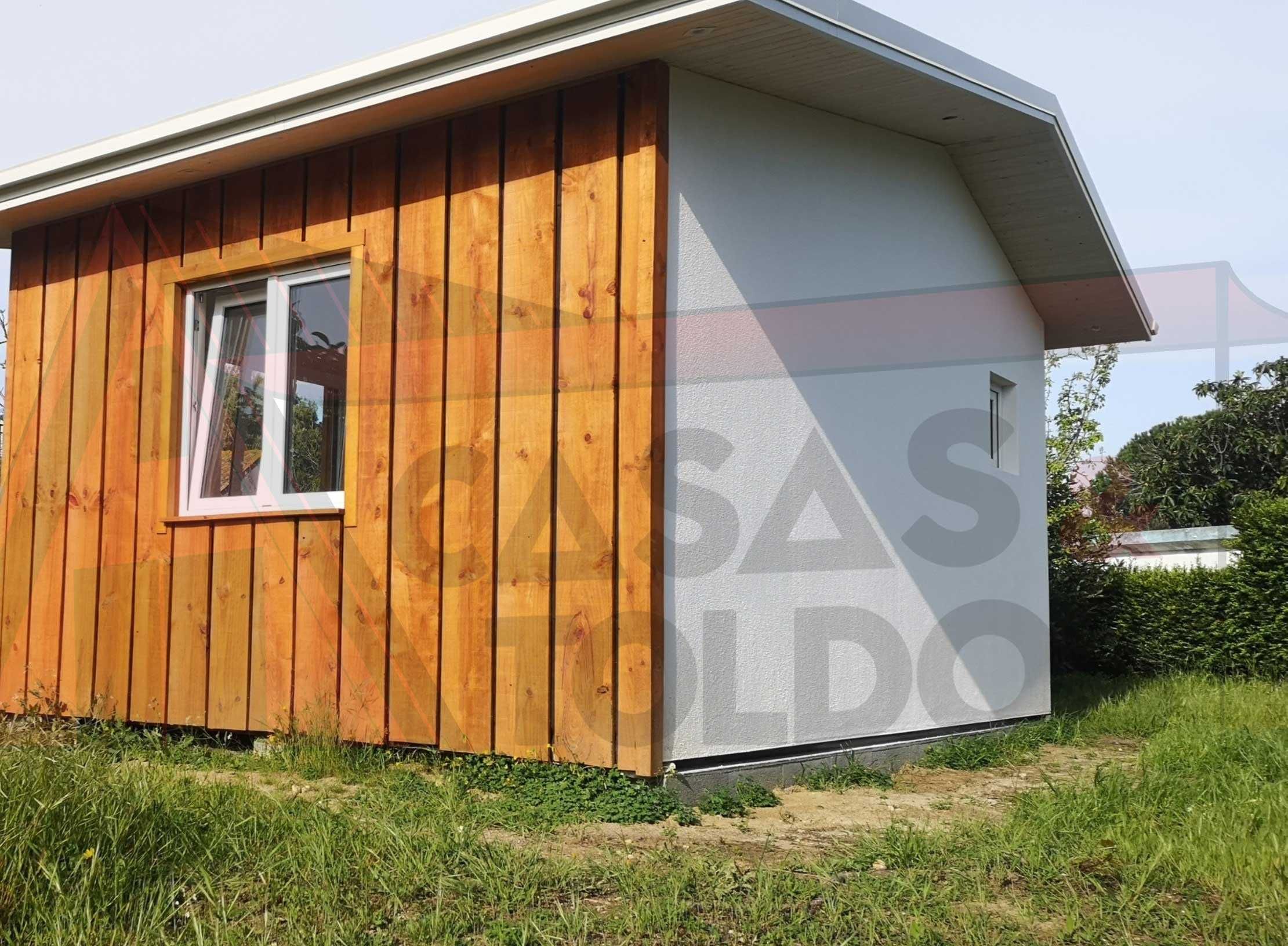 Casa Pré-fabricada, Casas de madeira, Acabamentos de excelência.