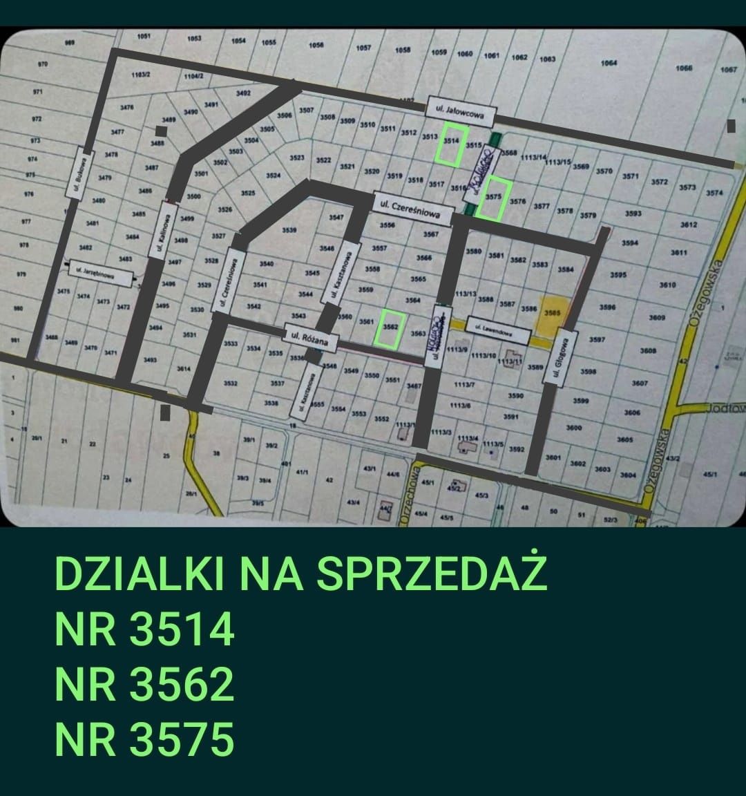 Sprzedam Działki Budowlane