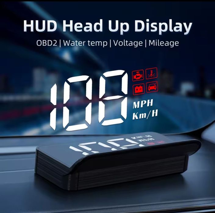 Проекция на лобовое стекло под OBD2