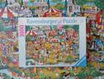 Puzzle 1000 Ravensburger rysowane komiks pies
