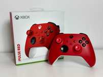 Oryginalny pad Xbox Series X/S, CZERWONY - PULSE RED, bdb stan!
