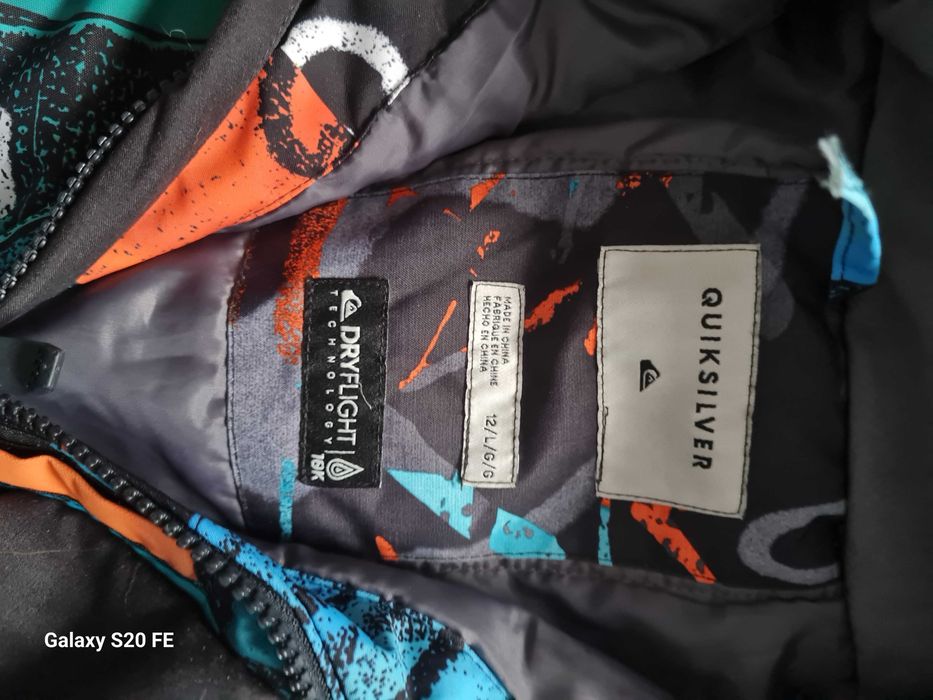 Sprzedam komplet narciarski Quiksilver junior