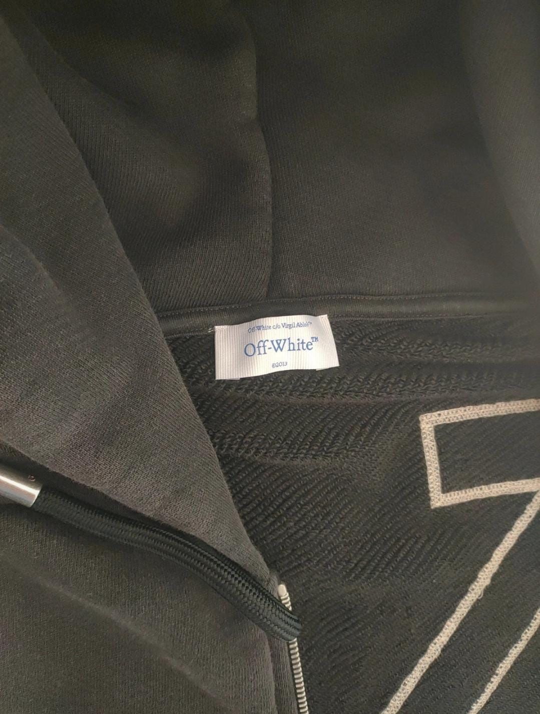 Casaco Zip-Up "Martyrdo" Off-white/ Virgil Abloh