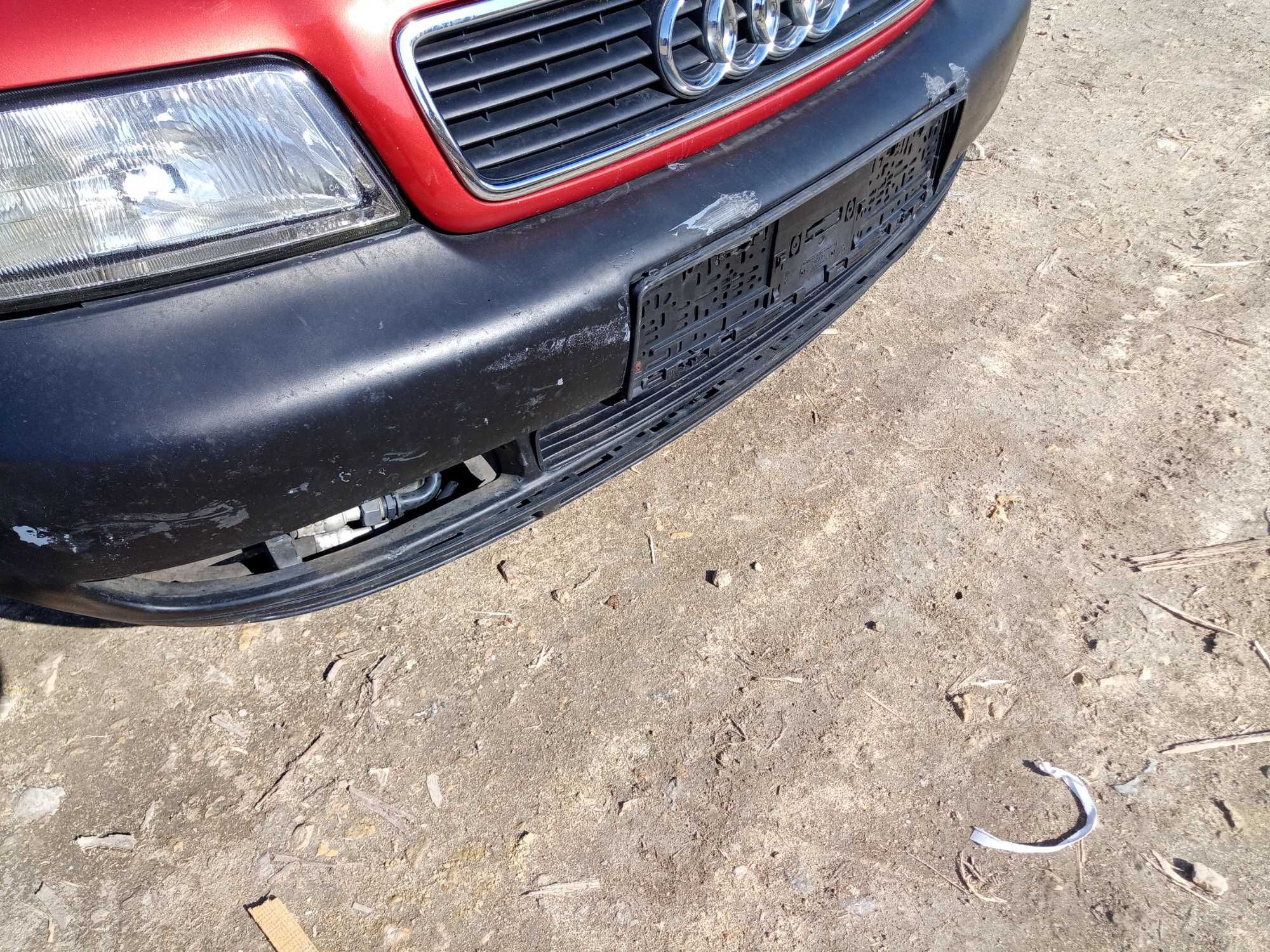 Audi A4 B5 zderzak przód przedni przed lift czarny kompletny małopolsk