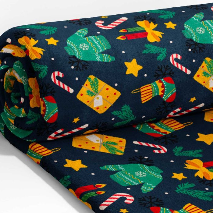 Акція!Плед новорічний, подарунок плєд