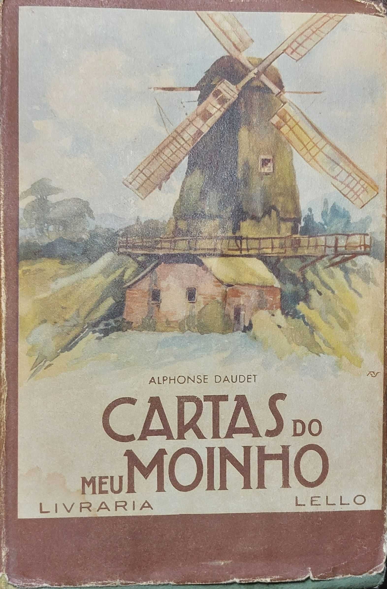 Livro - "Cartas do Meu Moinho" de Alphonse Daudet de 1924