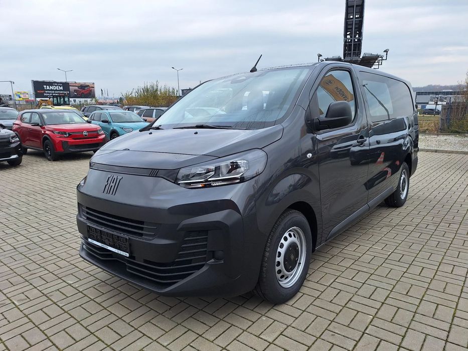 Fiat Scudo  Furgon brygadowy - składana przegroda, dostępne w grudniu.