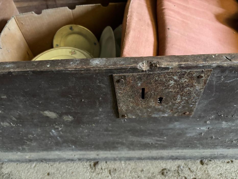 2 baús antigos companhia nacional de navegação