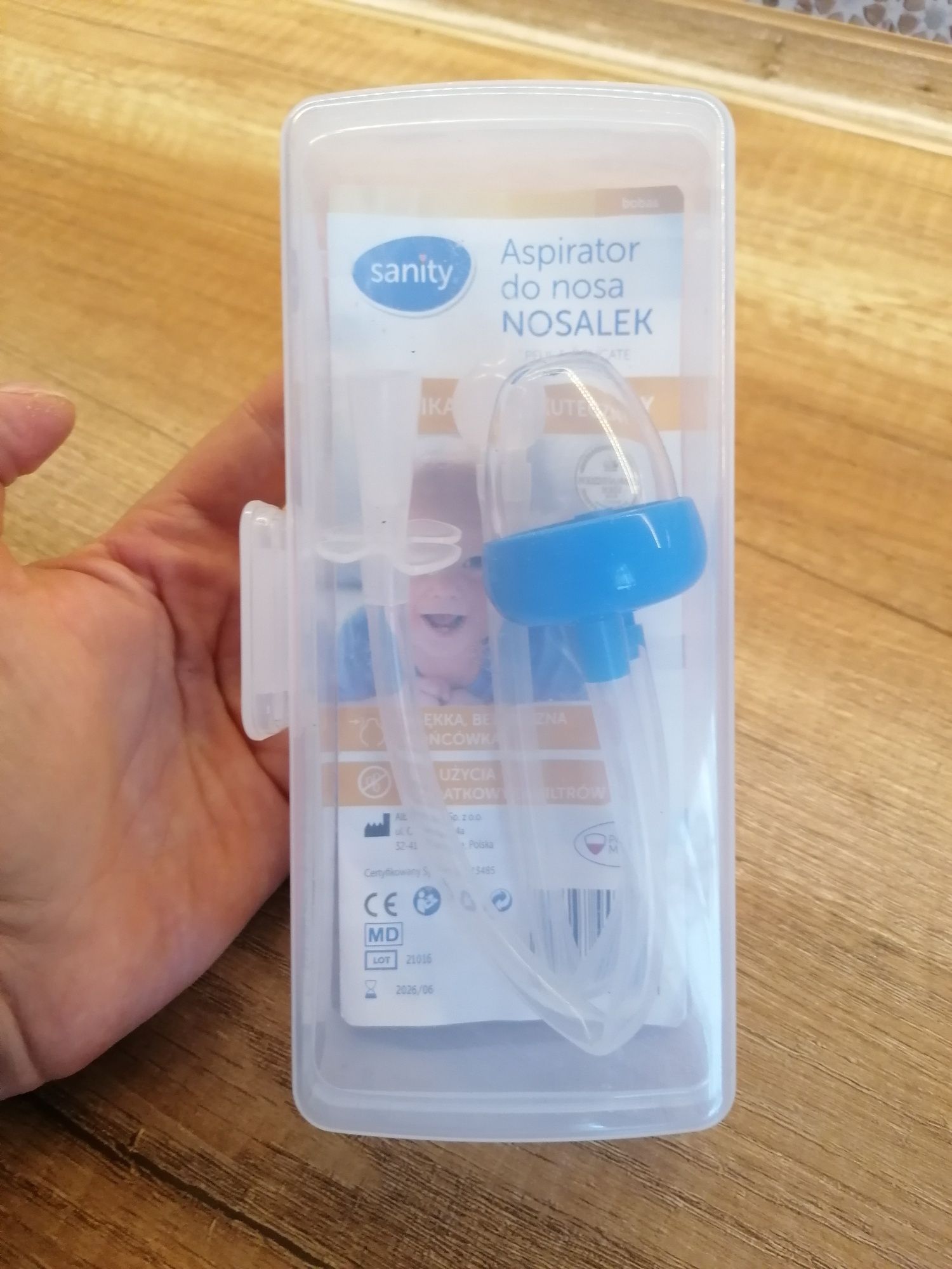Aspirator do nosa nosalek Sanity