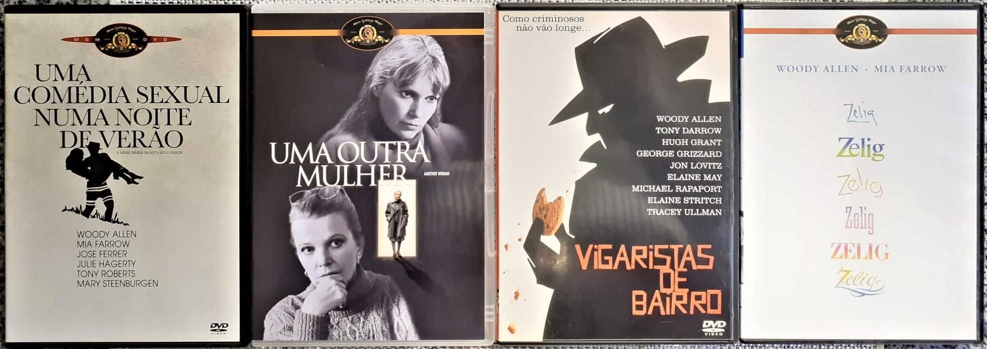 Woody Allen - 25 DVDs - RAROS - MUITO BOM ESTADO