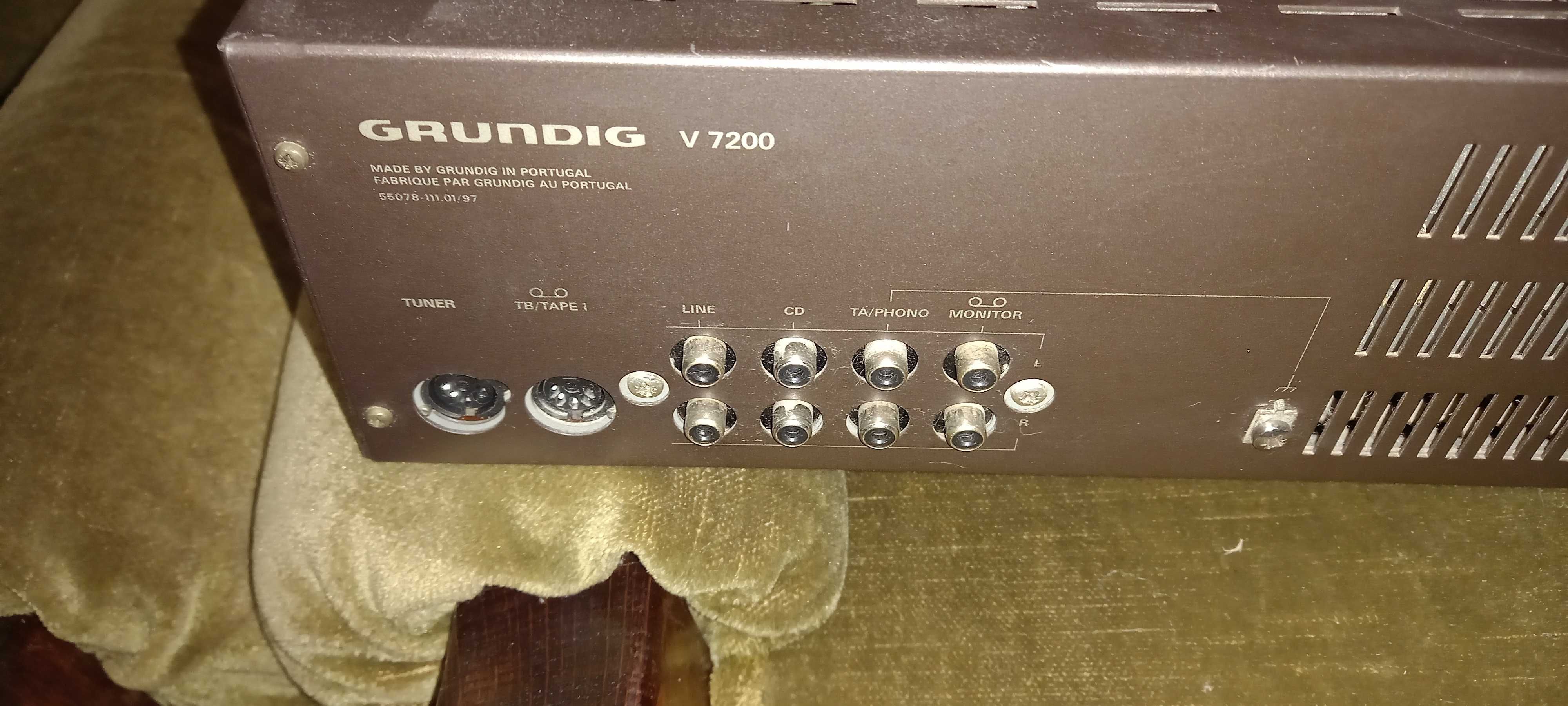 Amplificador Grundig V 7200 Raro em muito bom estado