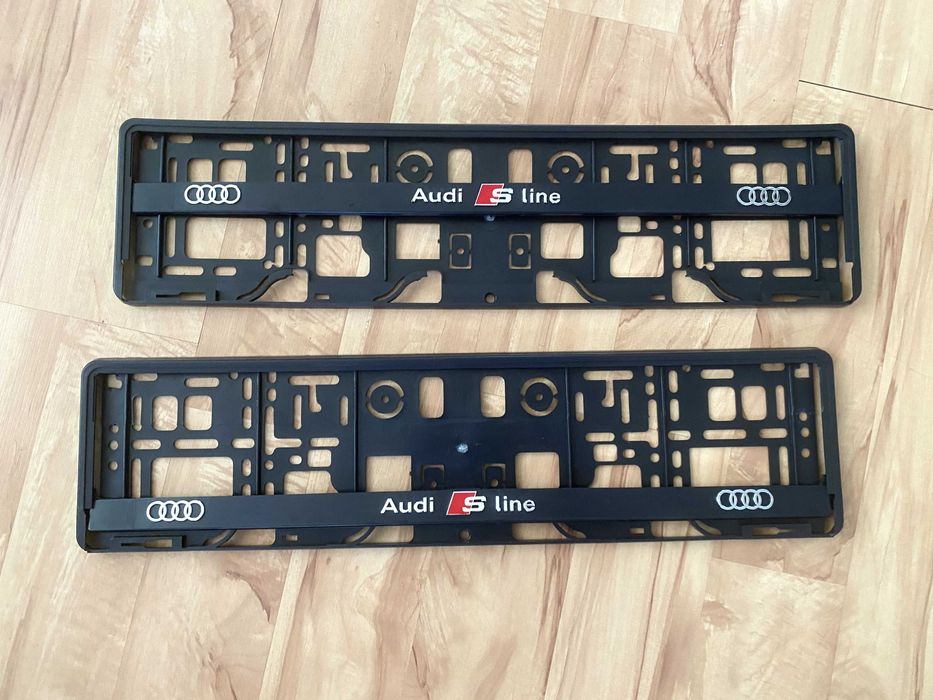 Ramka tablicy rejestracyjnej Audi S-line 3D 2 sztuki