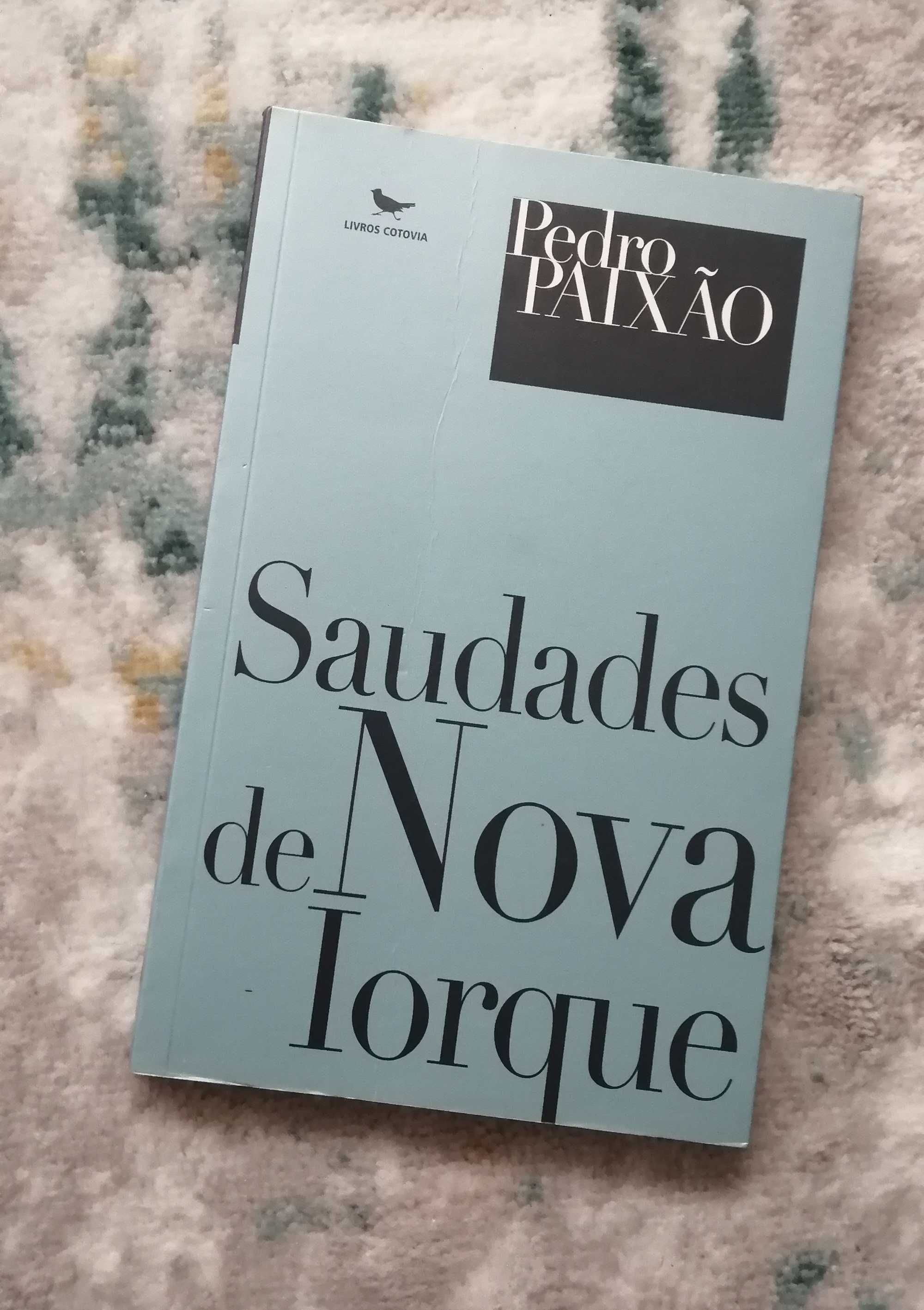 Livro "Saudades de Nova Iorque", de Pedro Paixão