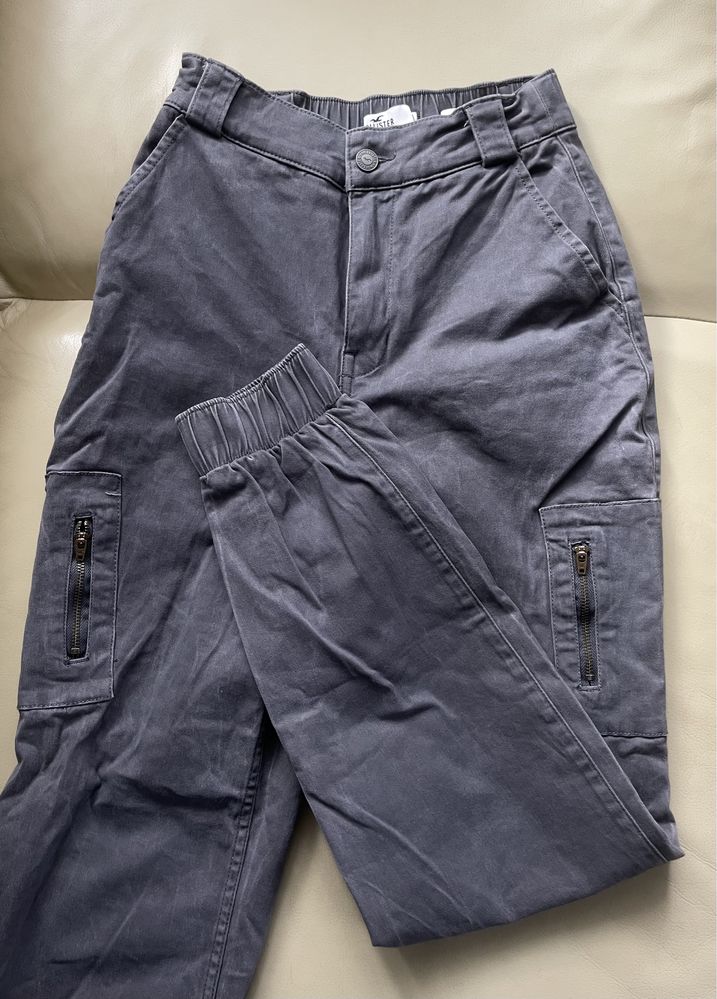 Hollister spodnie jeansy wysoki stan XS 34 damskie