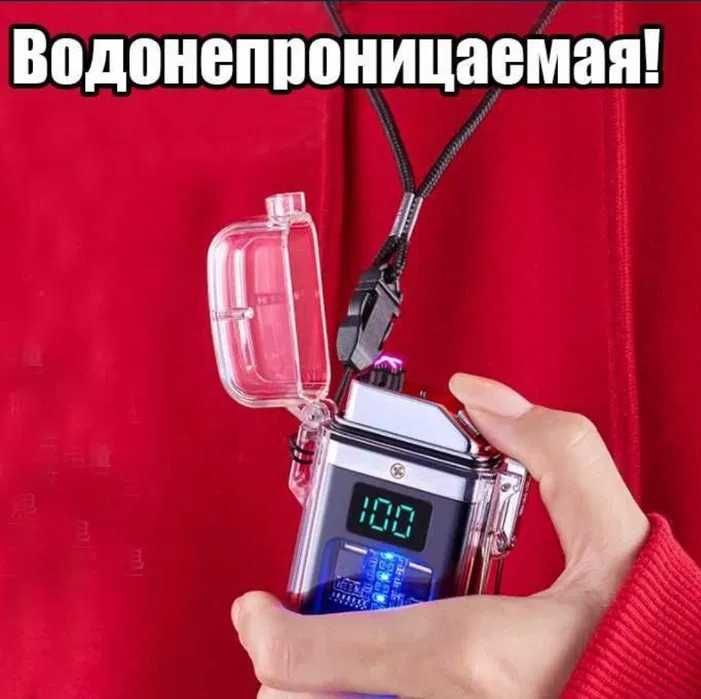 Импульсная зажигалка с дисплеем