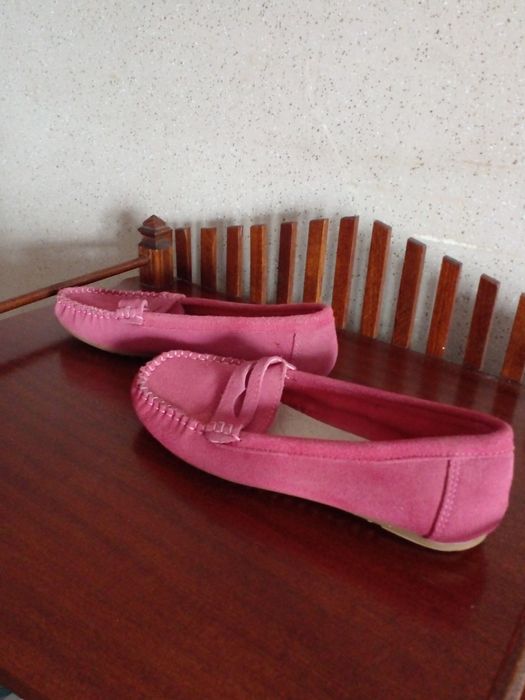 Мокасини жіночі рожеві