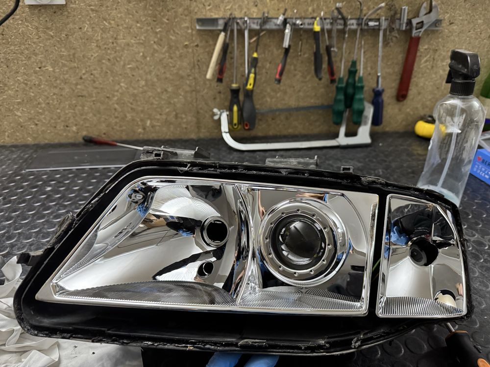 Lampy przednie xenon oem hella audi a6 c5 przedlift lewa prawa przód