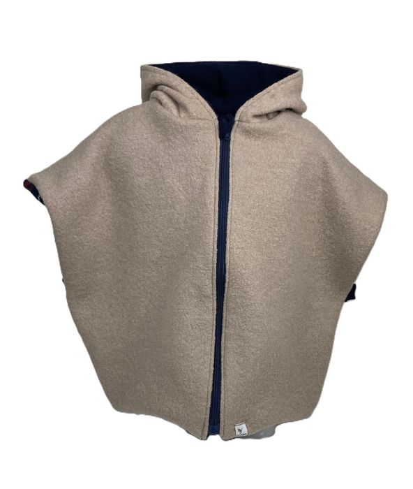 Ponczo  wełniane 1-3 lata  samochodowe 100% wełna parzona wool merino