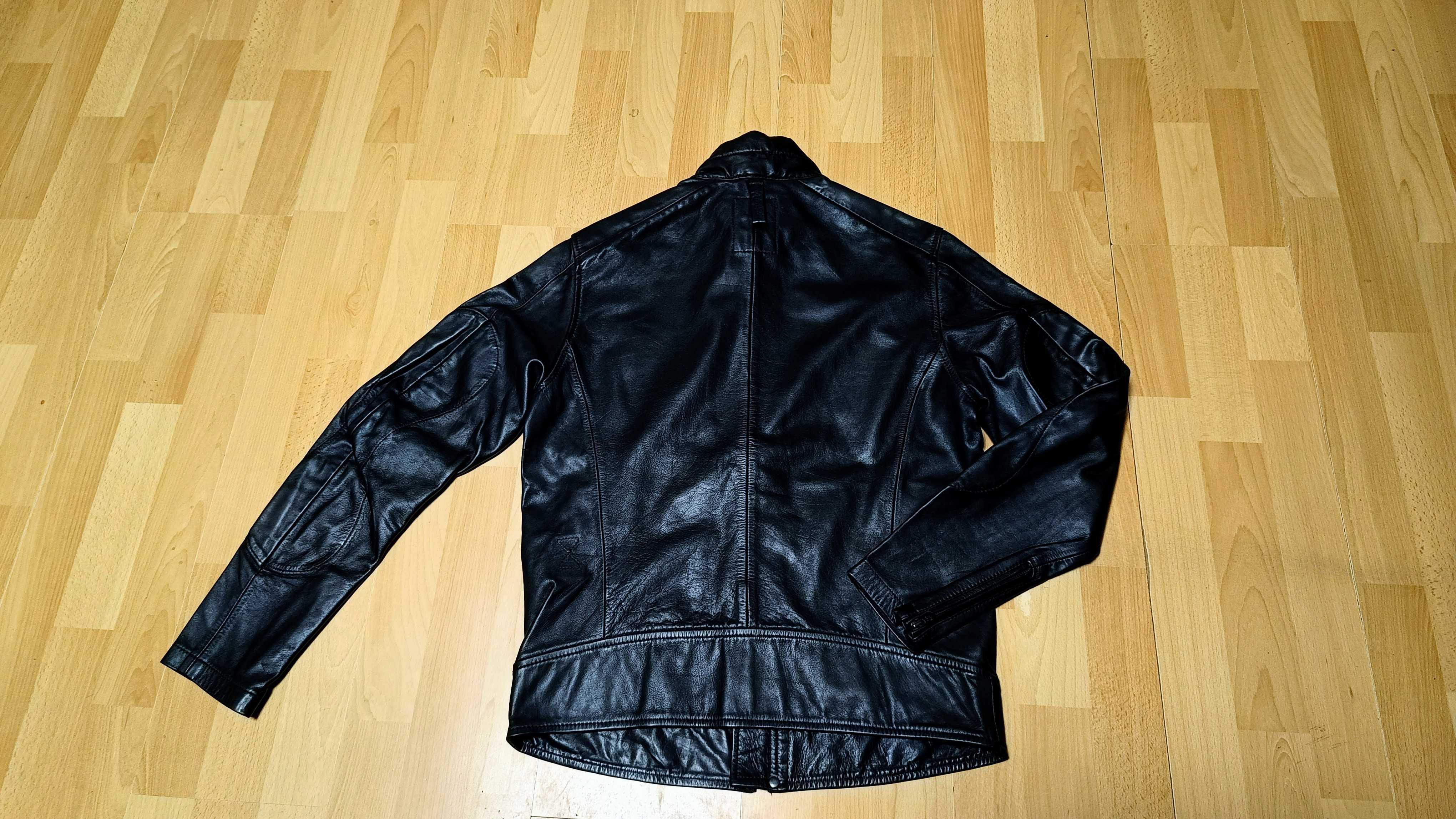 Męska kurtka skórzana G-STAR RAW RE 3D LEATHER BIKER r.M stan idealny