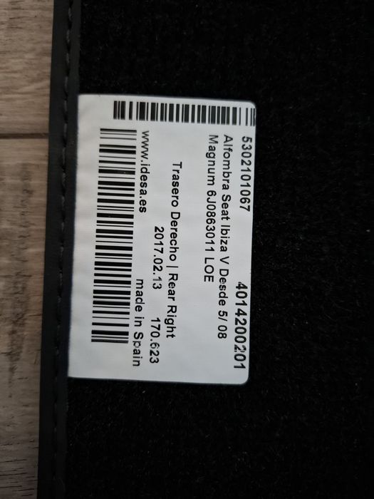 Seat Ibiza 5 dywaniki Nowe Oryginal od 17 roku