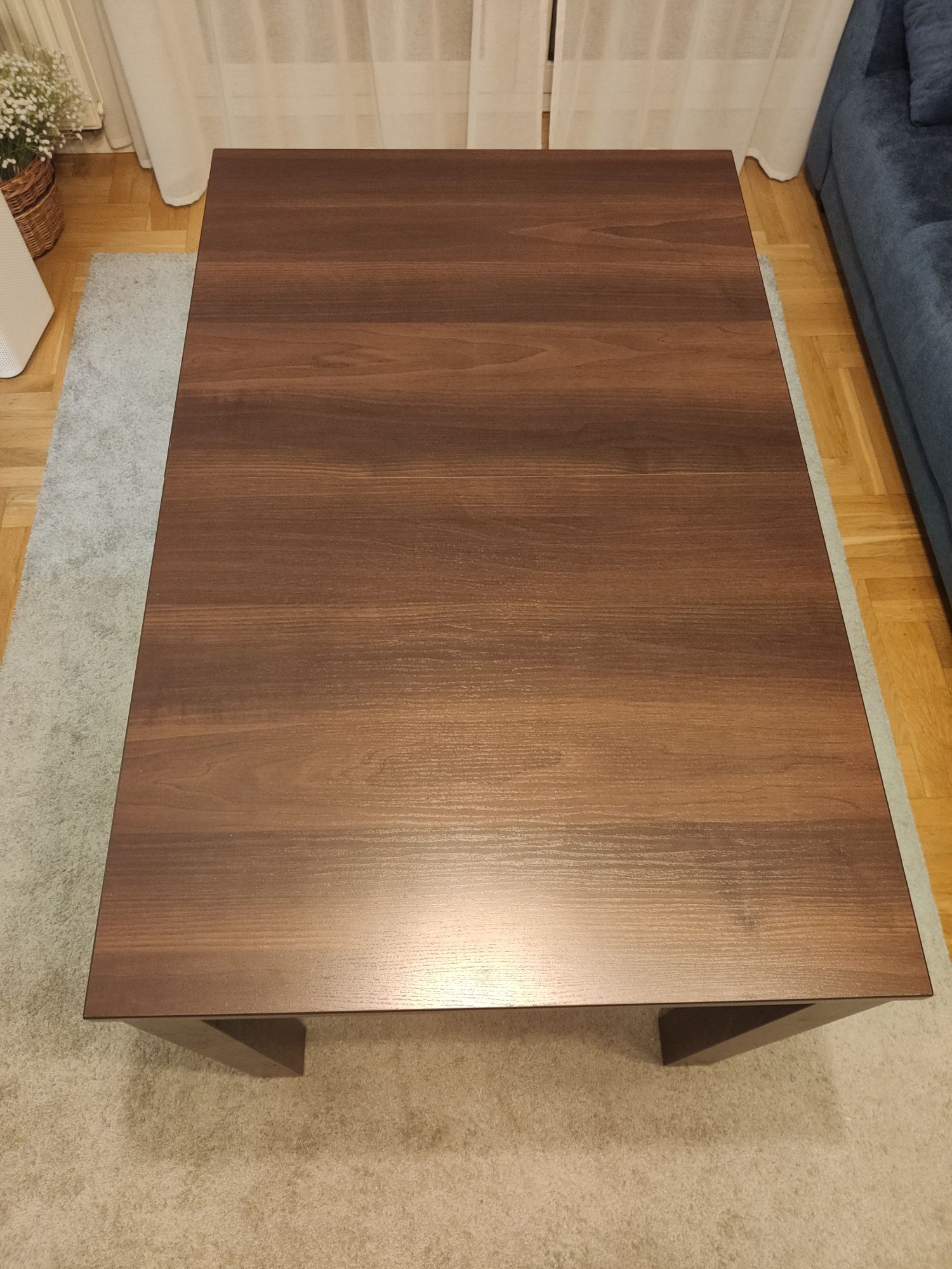 Stół rozkładany 110x70 orzech - nowy