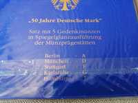 Niemcy 5 x 10 DM - 50 lat Niemieckiej Marki