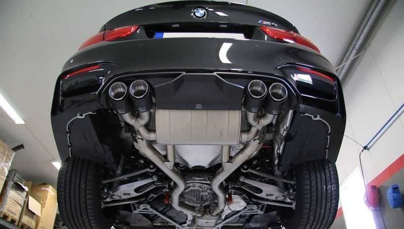 AKRAPOVIC DIFUSOR TRASEIRO EM FIBRA CARBONO BMW M3 M4 DI-BM/CA/1