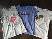 Komplet 3 tshirtow dla dziewczynki