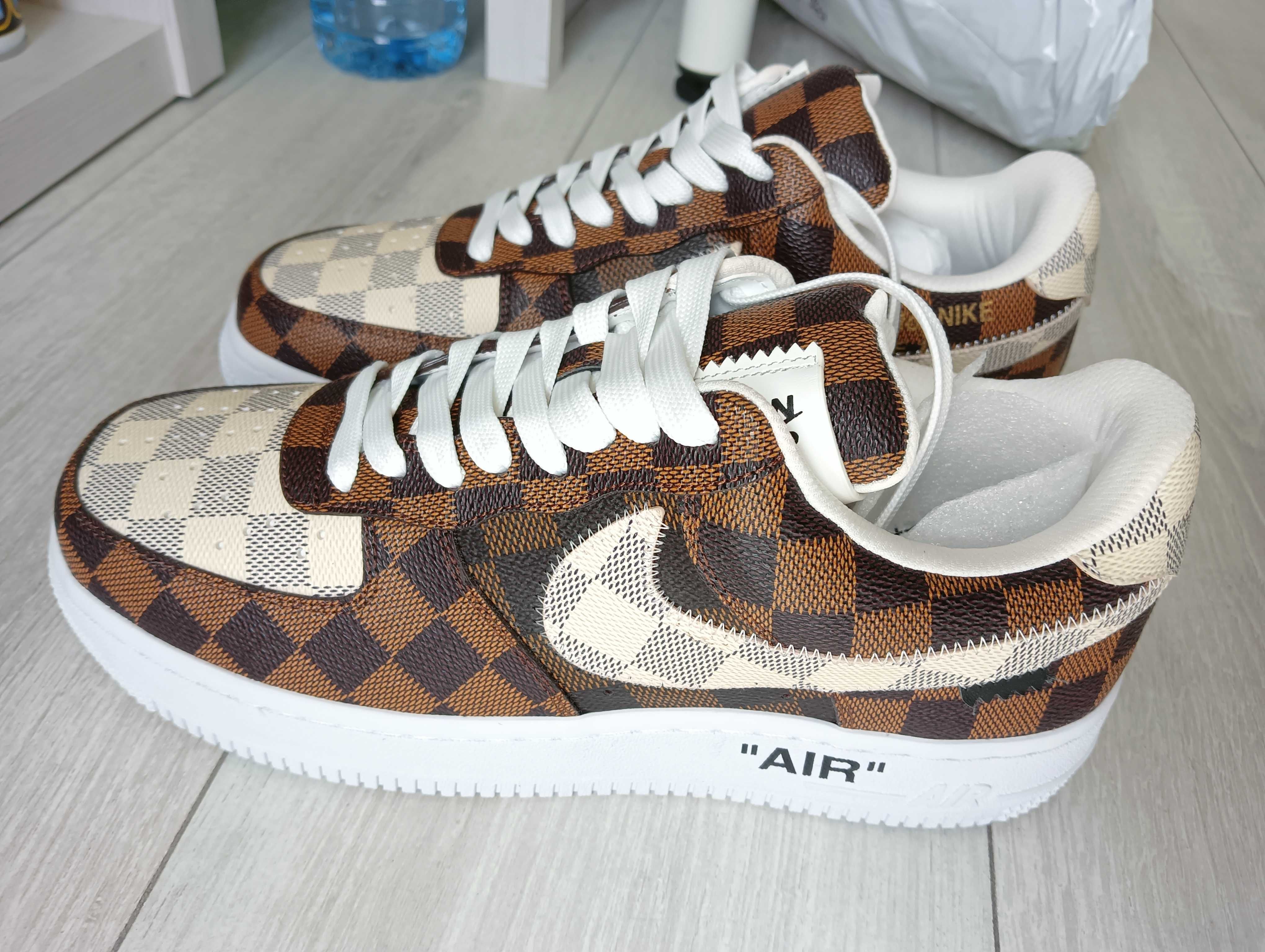 Super modne sneakersy Nike Air Force 1 Louis Vuitton