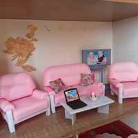 Меблі для ляльок типу барбі вітальня