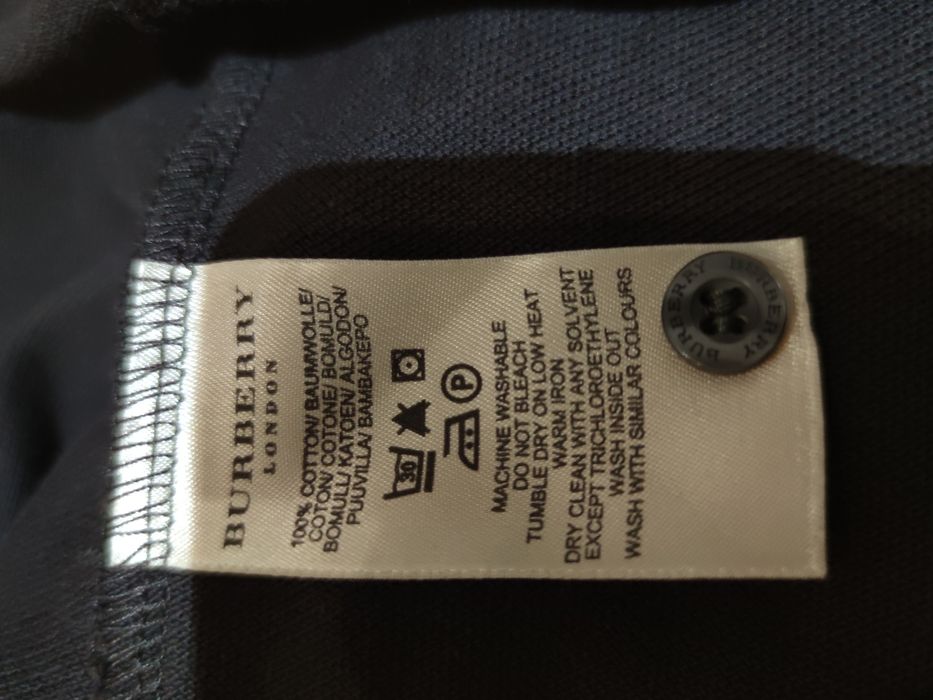 Koszulka męska z długim rękawem firmy Burberry