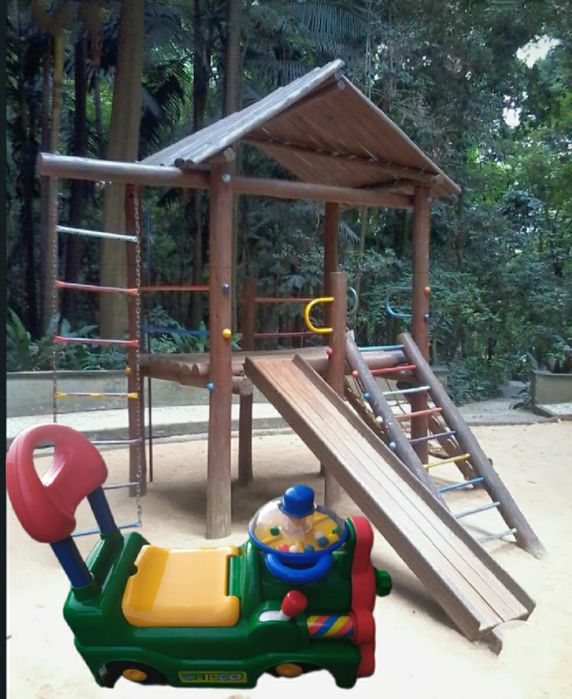 Comboio andador Chico como novo