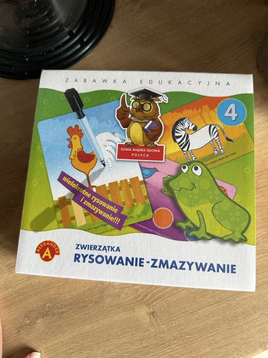 Sowa Mądra Głowa - Zwierzątka - Pisanie Zmazywanie 4
