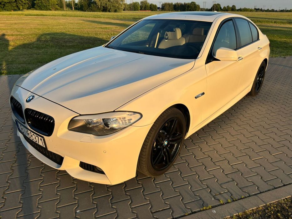 BMW F10 535i M Pakiet, Benzyna RWD, Komforty, dociagi, ŁOPATKI,SPORT P
