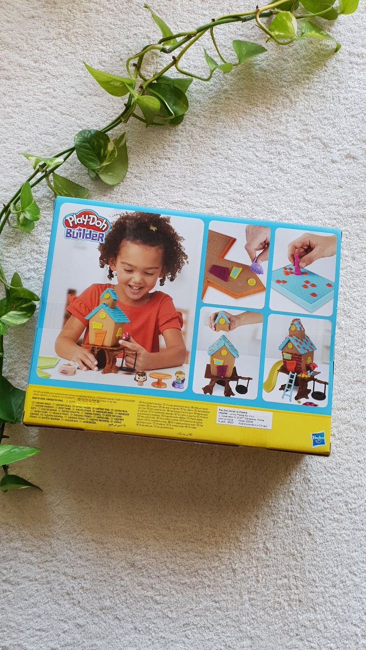 Play -doh zabawka domek na drzewie puzzle układanka mata lalka 5+