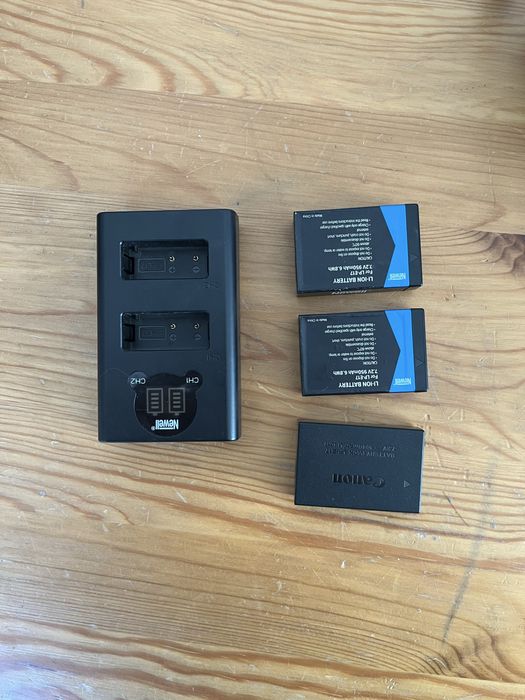 Canon EOS r50 + 50mm 1.8 rf + 18-45 rf + baterie i ładowarka