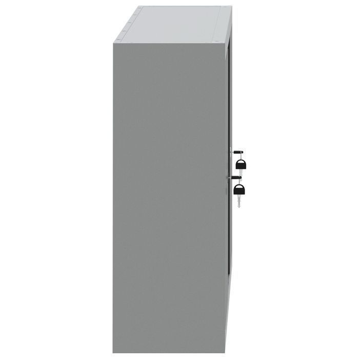 Szafka Narzędziowa Vidaxl Wisząca Z Pegboardem Czarna 100X20X55 Cm