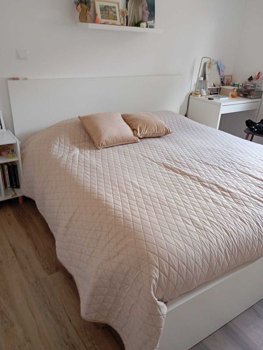 Cama IKEA com Estrado e Colchão Dormideo