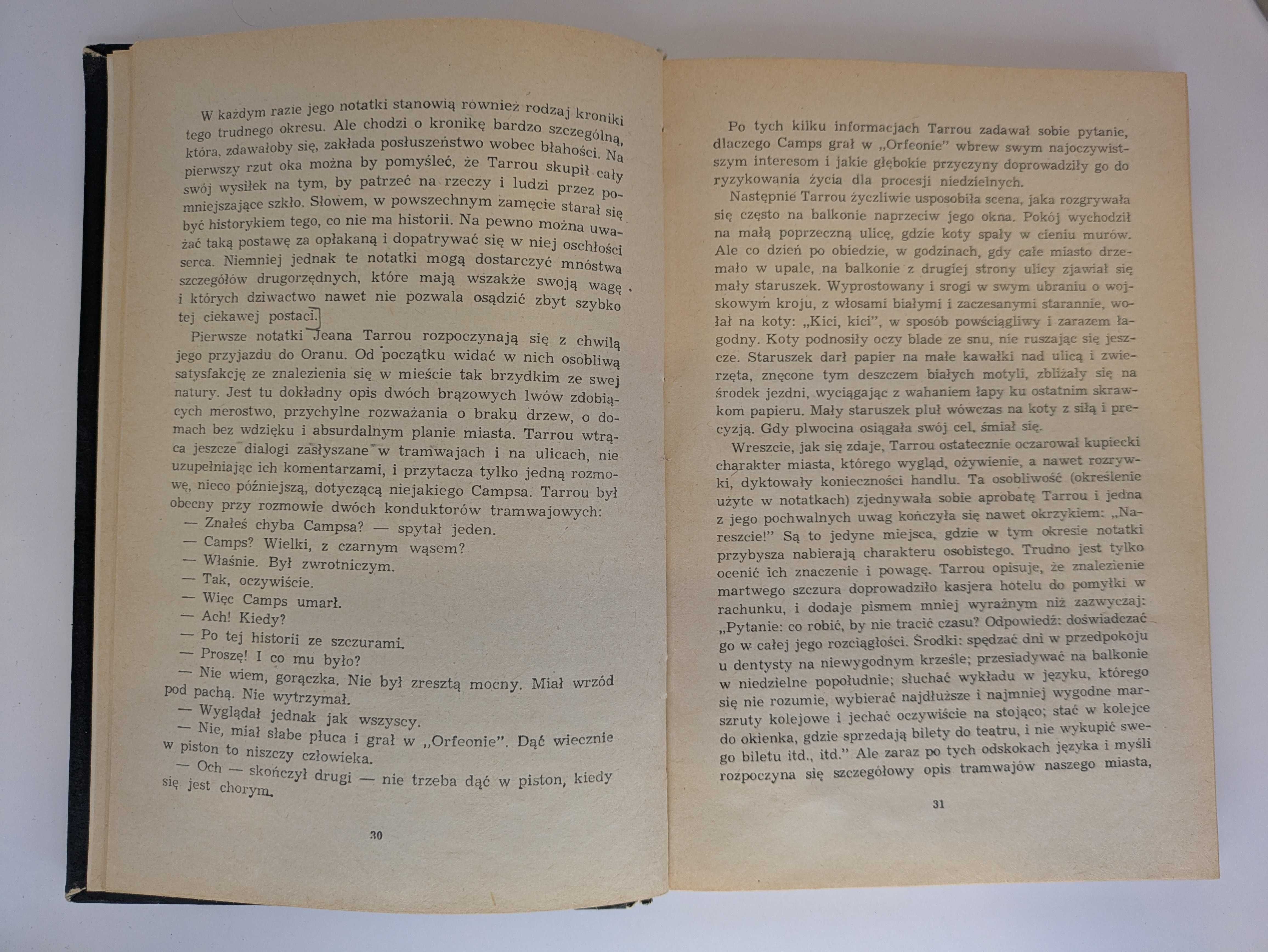 Dżuma – Albert Camus - 1967 r