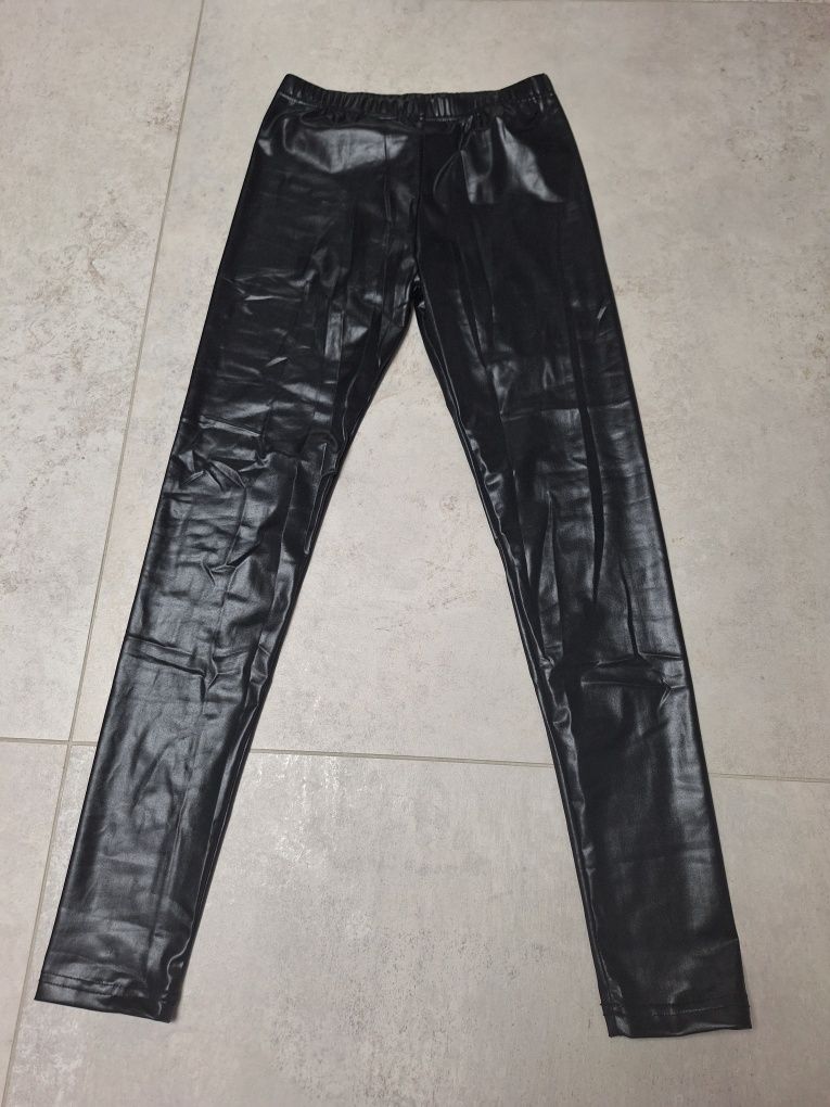 Legginsy z połyskiem, nowe M/L