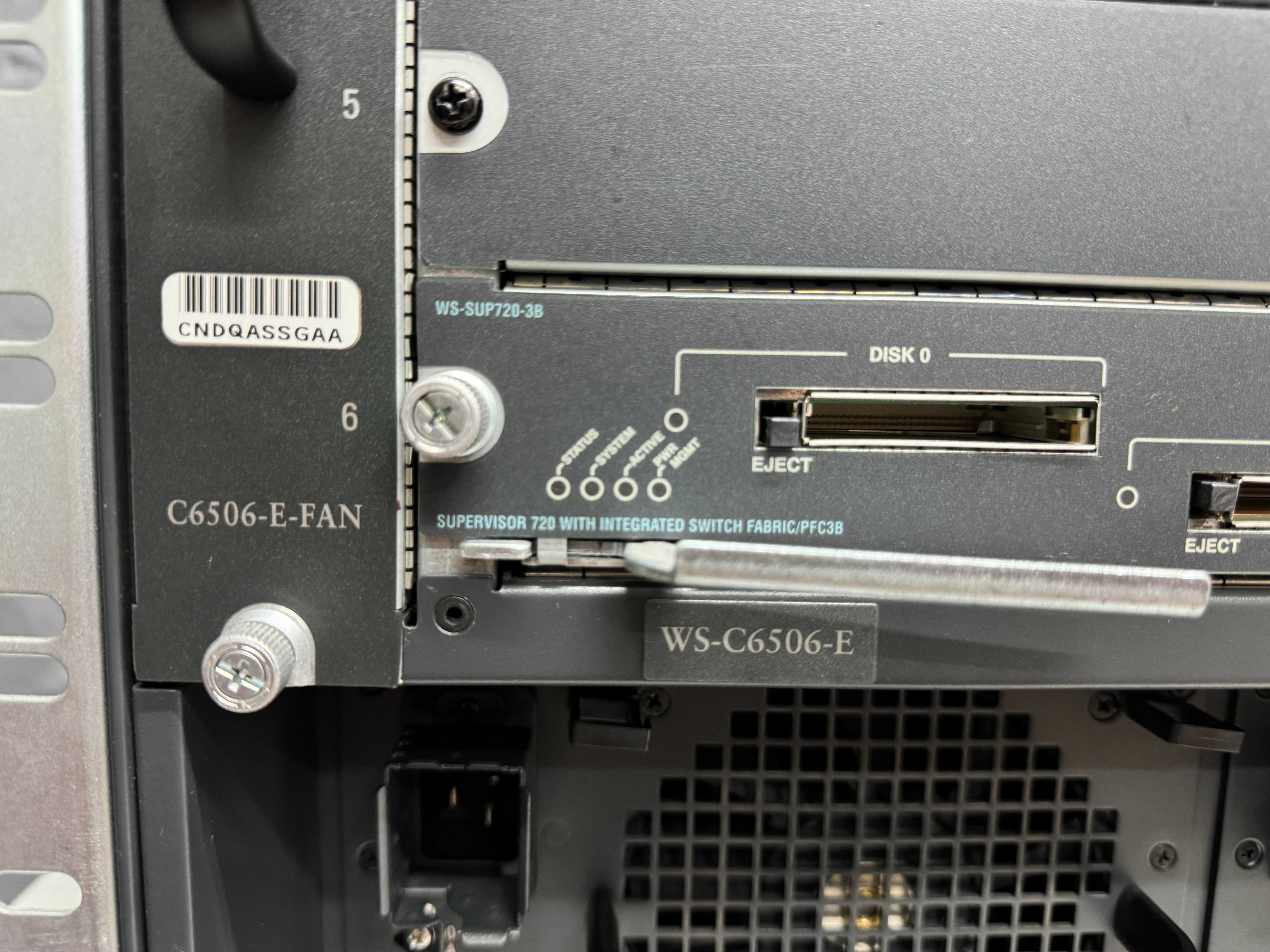 Шасси Коммутатор Cisco серии Catalyst 6500 (WS-C6506-E) нал/безнал